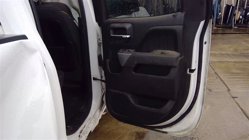 2014-19 Chevy Silverado 1500 Rear Driver Door Trim Panel Black (SML DOOR)