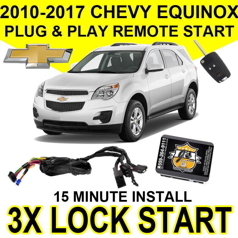 Js Alarms Plug & Play Remote Start 3X Lock For 2010-2017 Chevrolet Equinox GM7