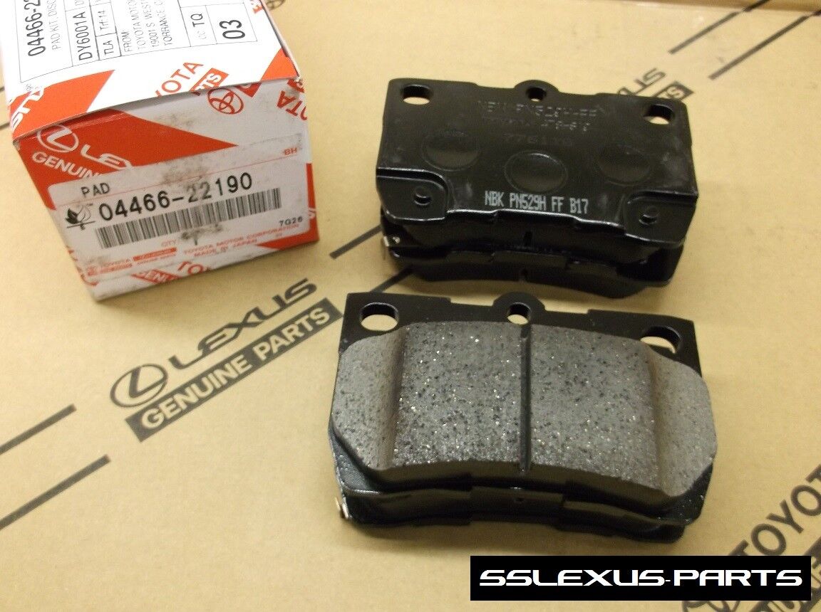 Lexus IS350 (2006-2013) OEM Genuine REAR BRAKE PADS / PAD SET 04466-22190