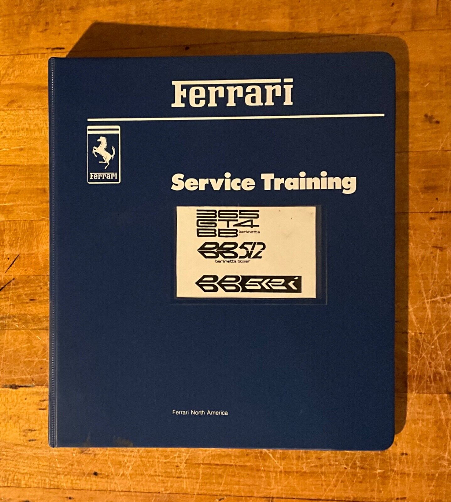 Ferrari 512BB Service Training Manual | F.N.A. Original | 1986