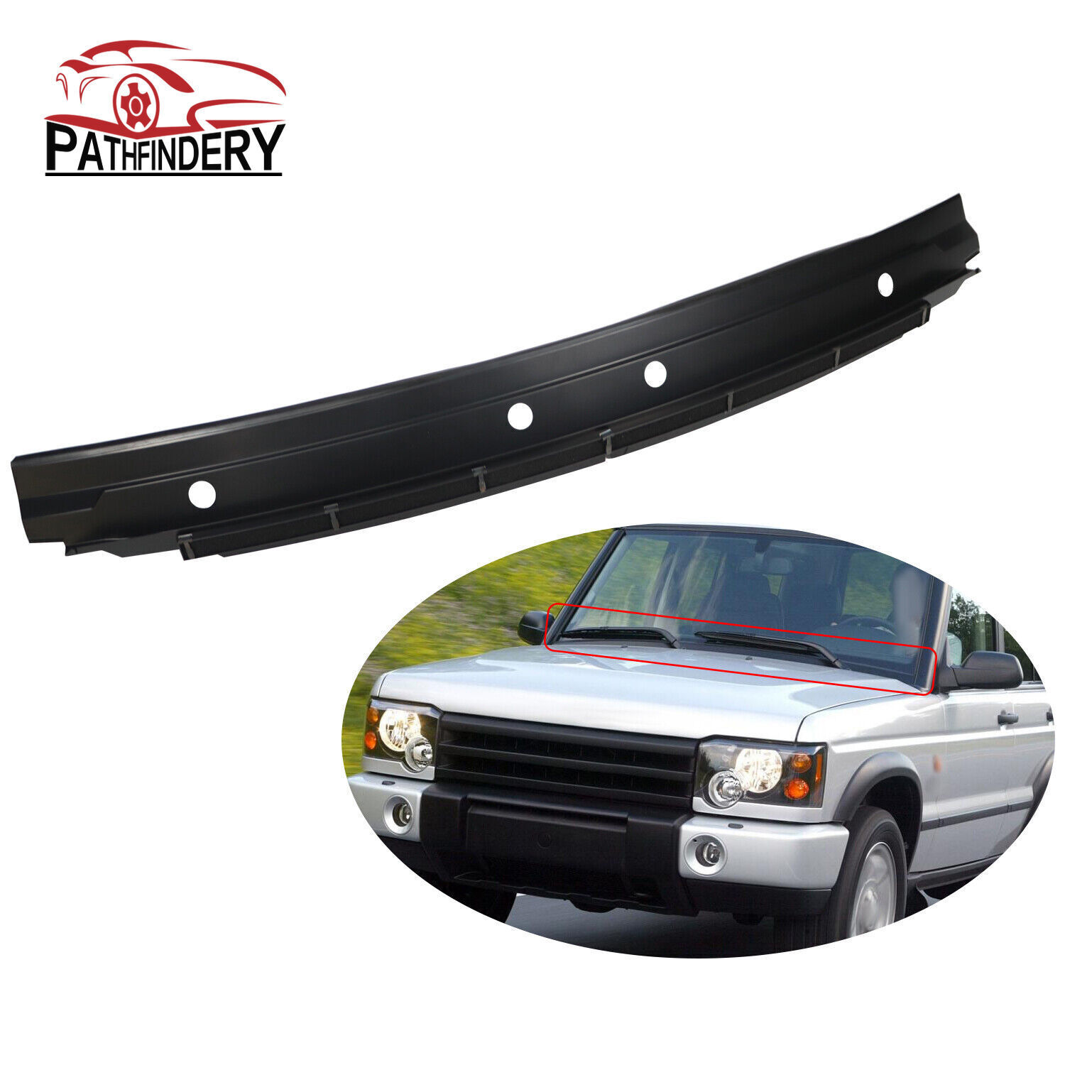 For 1999-2004 Land Rover Discovery 2 Wiper Panel Cover Molding Trim JAK000010PMA