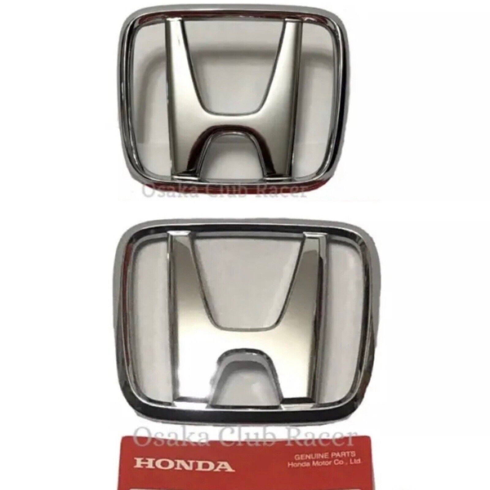 New OEM 97-01 Honda Prelude Front & Rear Emblem Set Badges Genuine JDM USDM BB6