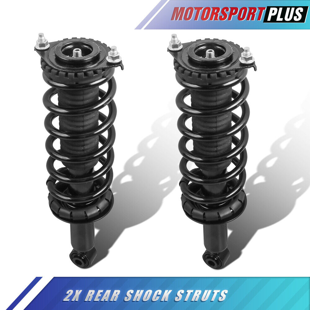 Pair Rear Side Complete Shock Strut with Coil Spring For 2005-2009 Subaru Legacy