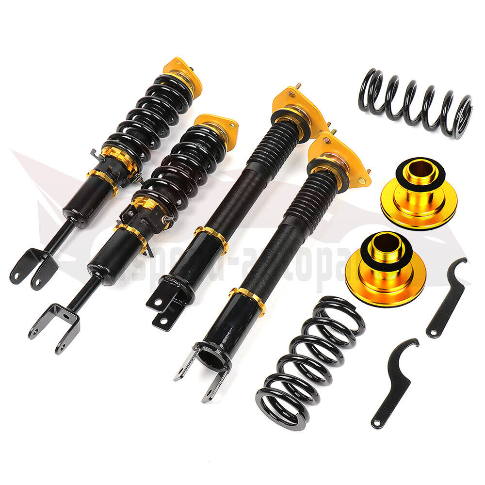 Yellow Coilovers Struts Shocks Suspension Kits Adj Height For 03-08 Nissan 350Z