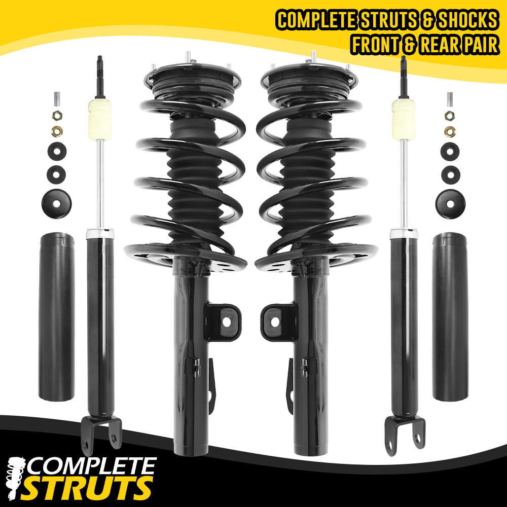 2010-2012 Ford Taurus Front Complete Struts & Rear Bare Shock Absorbers
