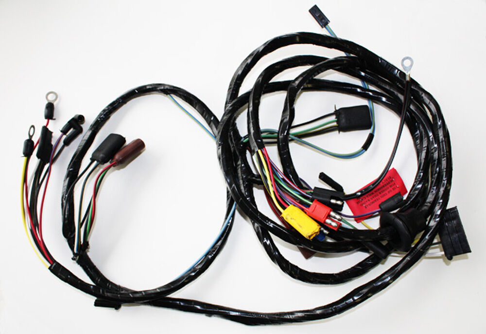 New 1968 Ford Mustang Headlight wire harness Loom Made in USA W/O Tach, W/O GT