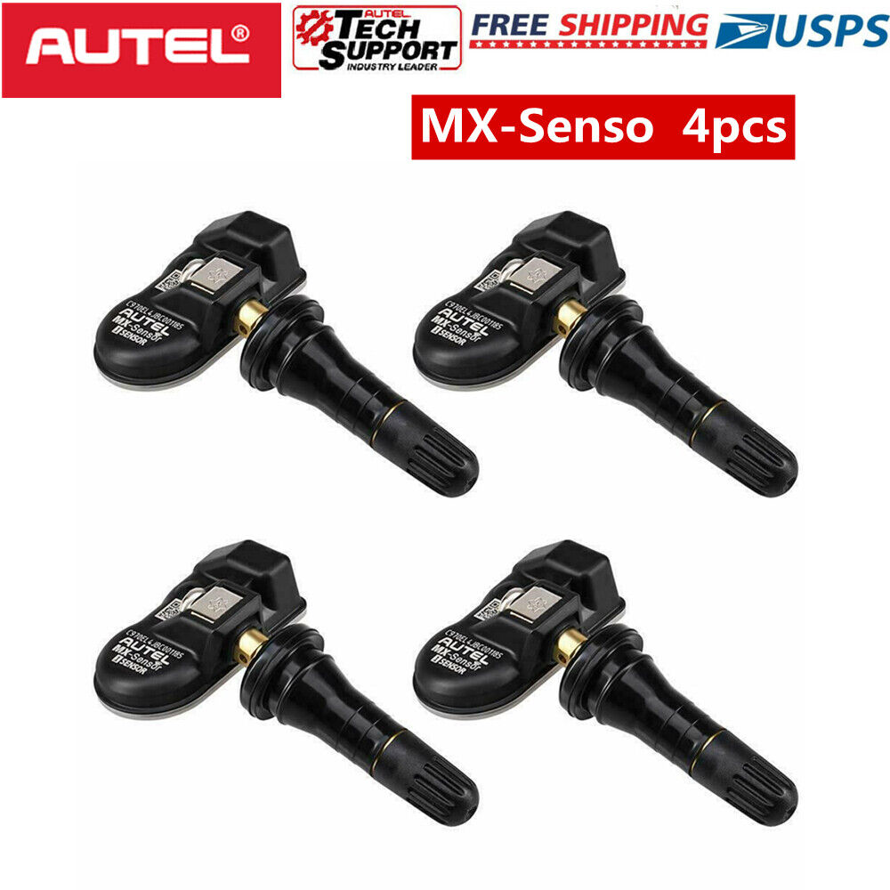 Autel MX-Sensor TPMS Sensor 4PCS Tire Tyre Pressure Monitor System 315MHz433MHz 
