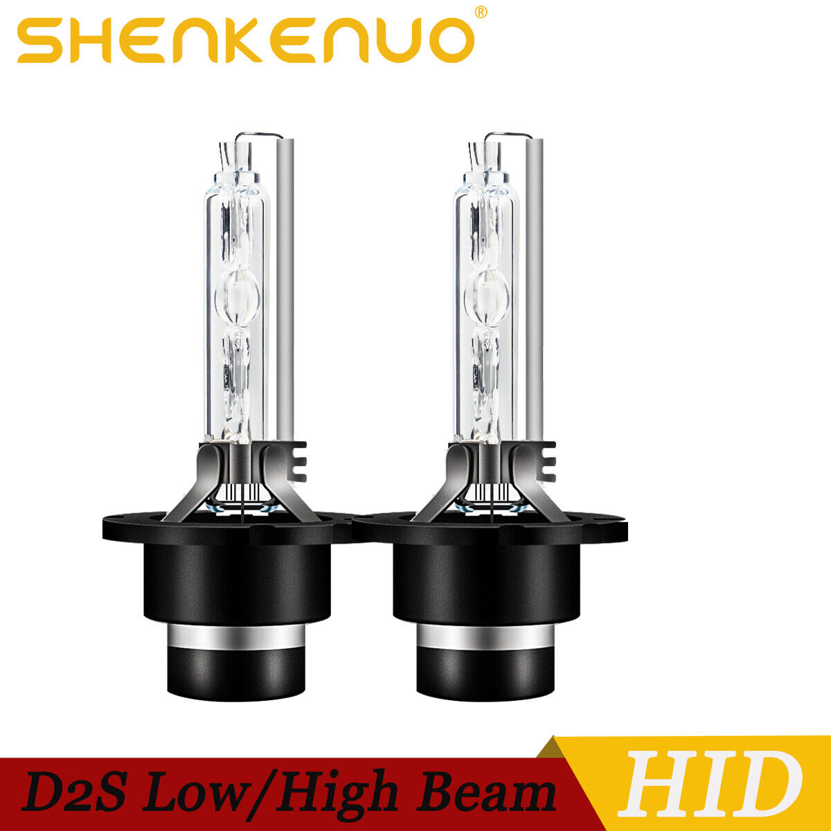 2X D2S D2R Headlight Bulb Replace HID Xenon Super White 6000K Conversion Kit