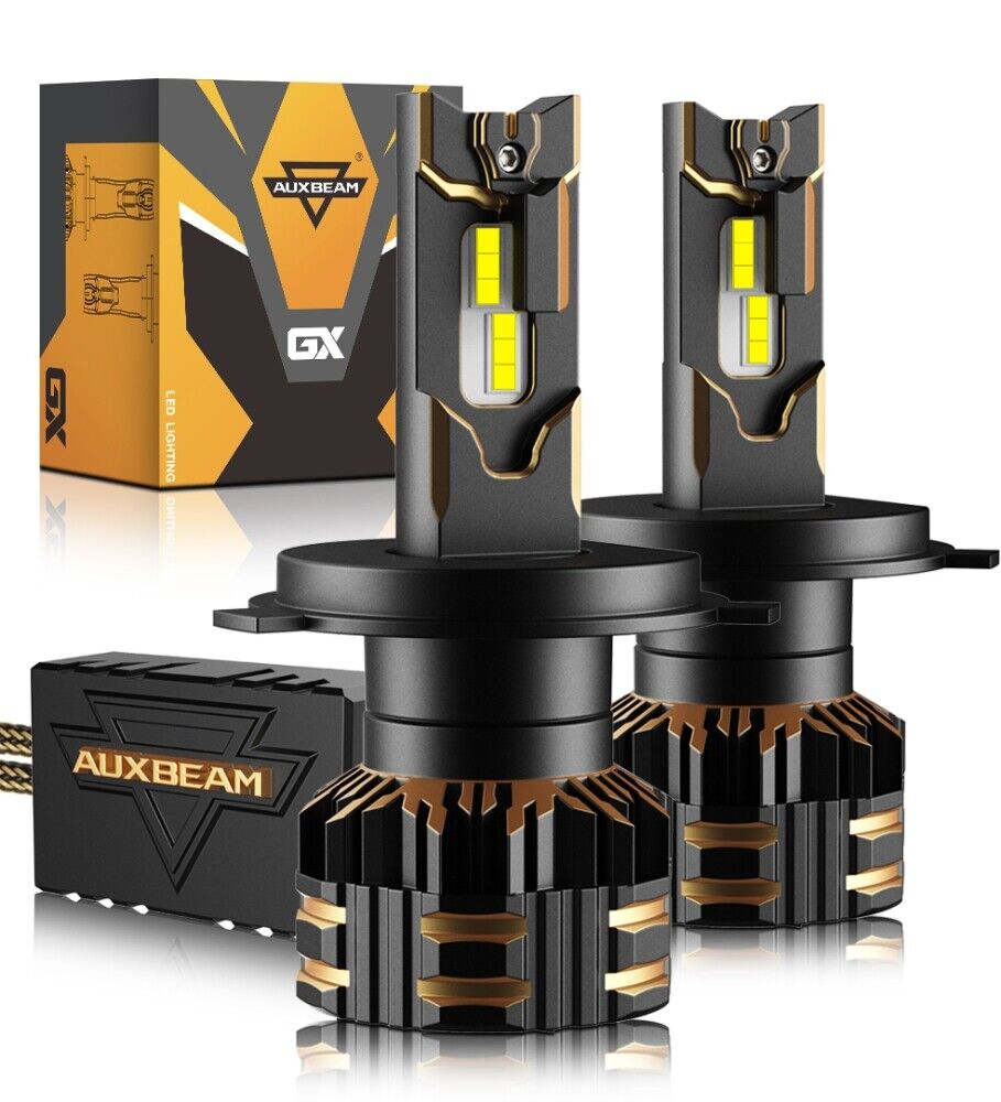 AUXBEAM H4/H11/9005/9006/5202/9007/9012/9004/H7/H13 LED Headlight 6500K Hi/Lo GX