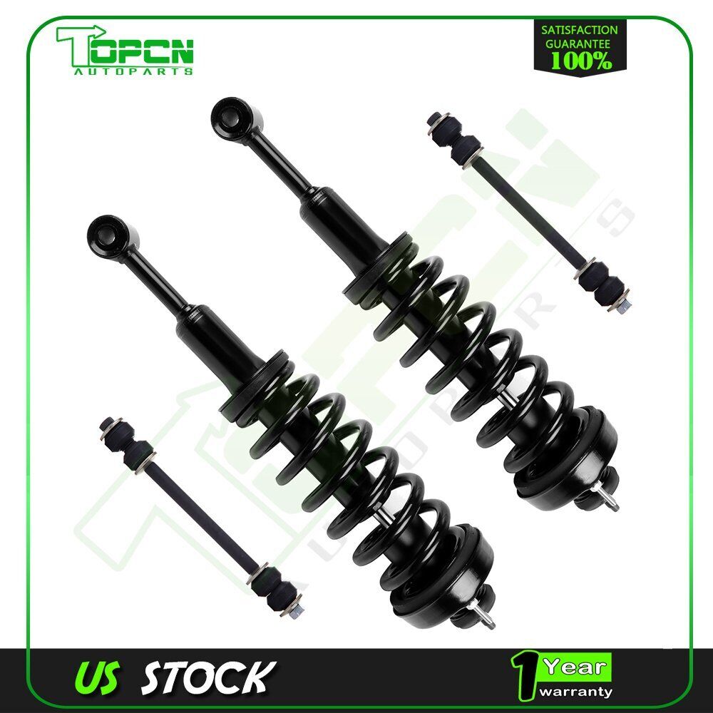 For 06-10 Mercury Mountaineer 4pc Front Quick Strut Assembly & Sway Bar Link Kit