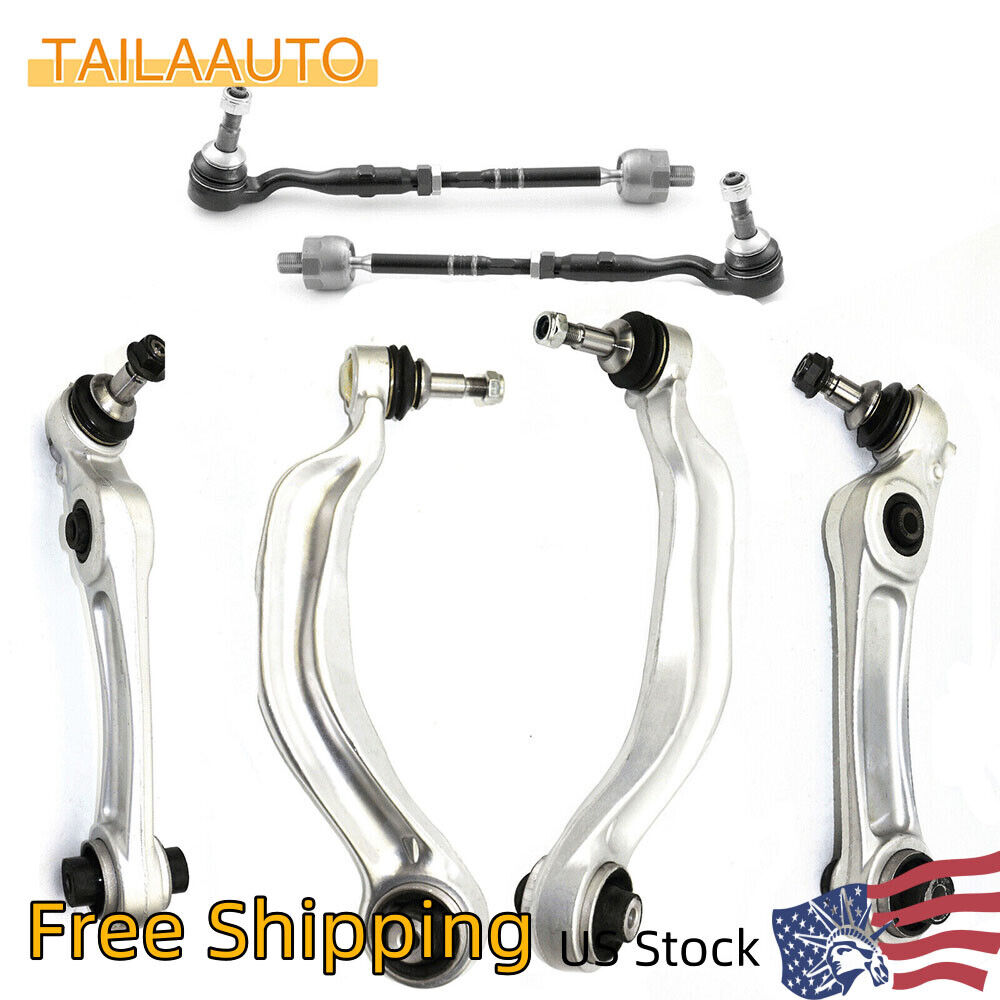 For BMW 528i 535i 550i 640i Front Control Arm Tie Rod Assembly Suspension Kits