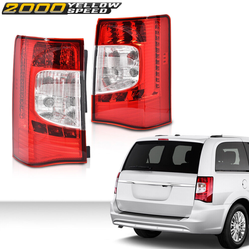 Fit For 2011-2016 Chrysler Town & Country LED Tail Lights 11-16 Brake Lamps
