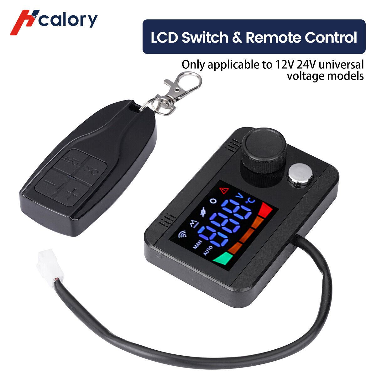 12/24V Car Air Diesel Parking Heater LCD Monitor Switch Controller w/ Remote