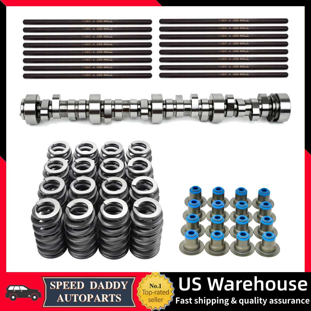 LS Stage 3 Truck Camshaft w/ Springs Pushrods Kit for 4.8 5.3 6.0 6.2 LS LS1 LM7