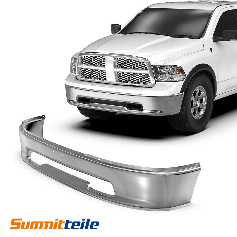 Front Chrome Steel Bumper Assembly For 2009-2012 Dodge Ram 1500 68206066AA