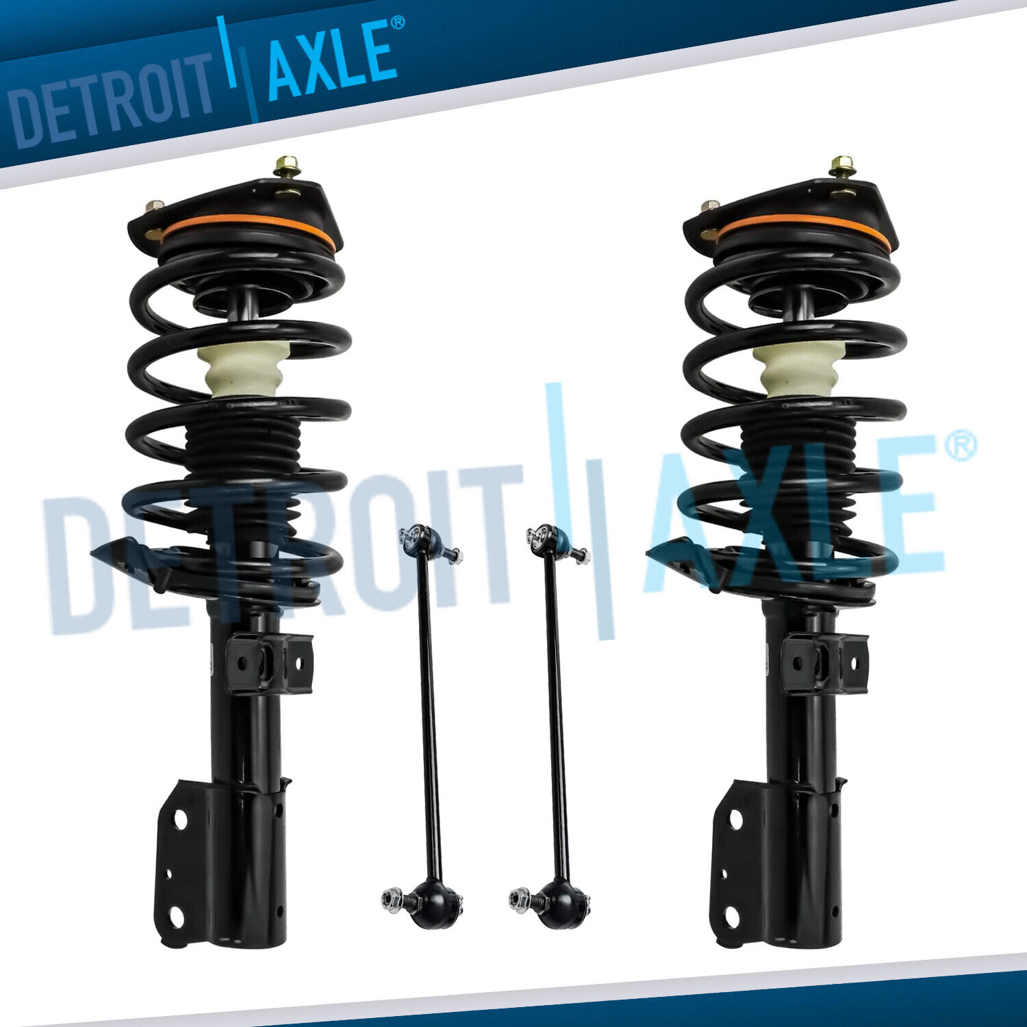 Pair Front Strut Kit for Chevy Uplander Buick Terraza Pontiac and Montana FWD 