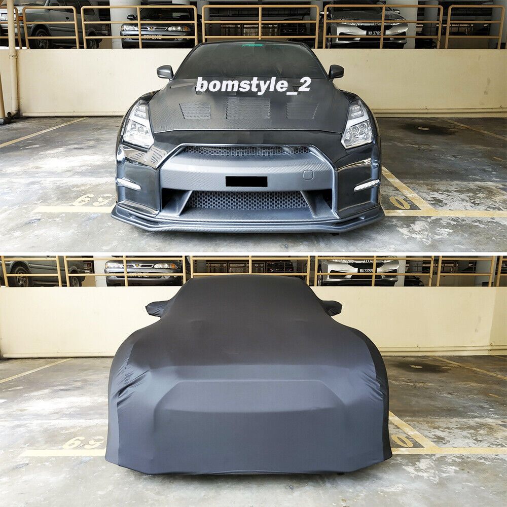 Full Car Cover Indoor Stain Stretch Dust-proof Custom For Nissan GT-R 2009-2021