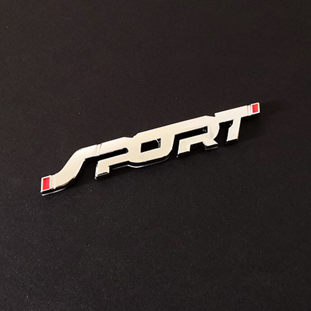 Metal 3D SPORT Logo Car Emblem Badge Sticker Trunk Bumper Decal Accessories NEW