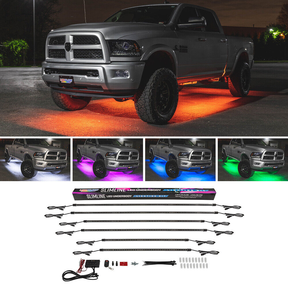 LEDGlow Multi-Color Underglow Truck LED Neon Lights Lighting Kit w 390 SMD LEDs