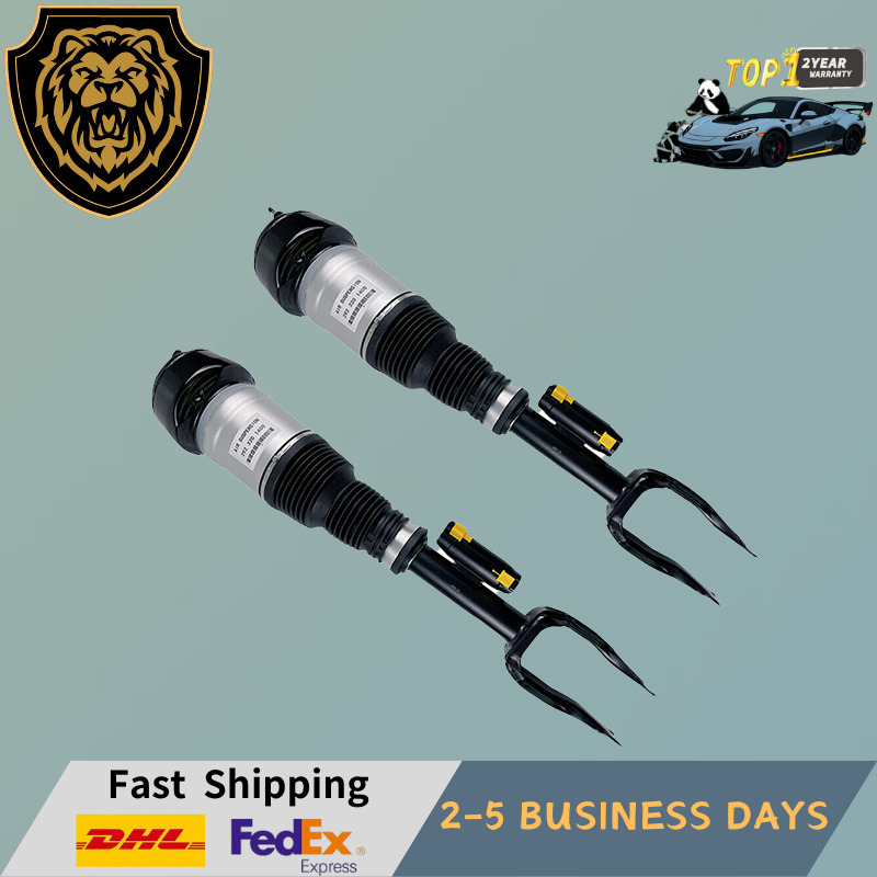 2x Front Air Suspension Shock Struts For Mercedes GLE C292 GLE350 GLE63AMG 2015-