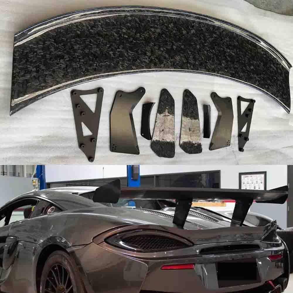 Forged Carbon Rear Trunk Spoiler Wing GT4 Style For McLaren 540C 570S 2015-2019