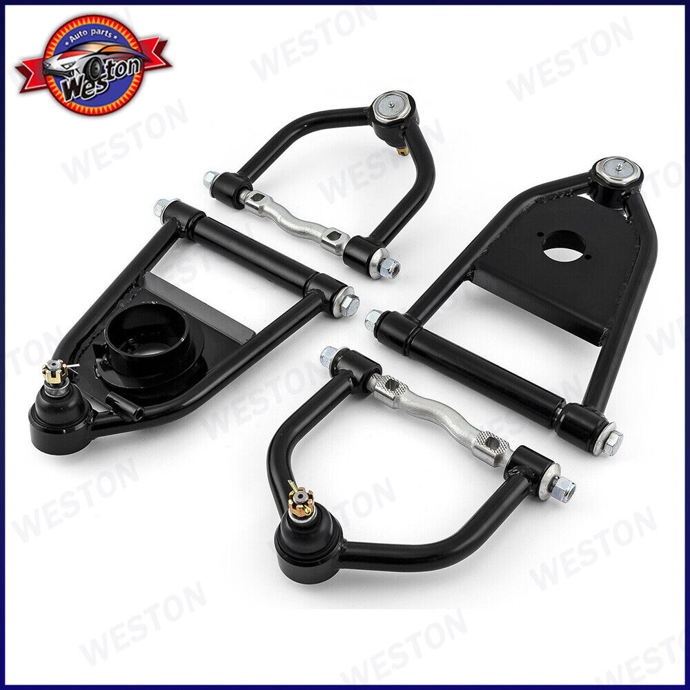 For 1974-1978 Ford Mustang Ii Front Suspension Lower+Upper Tubular Control Arms