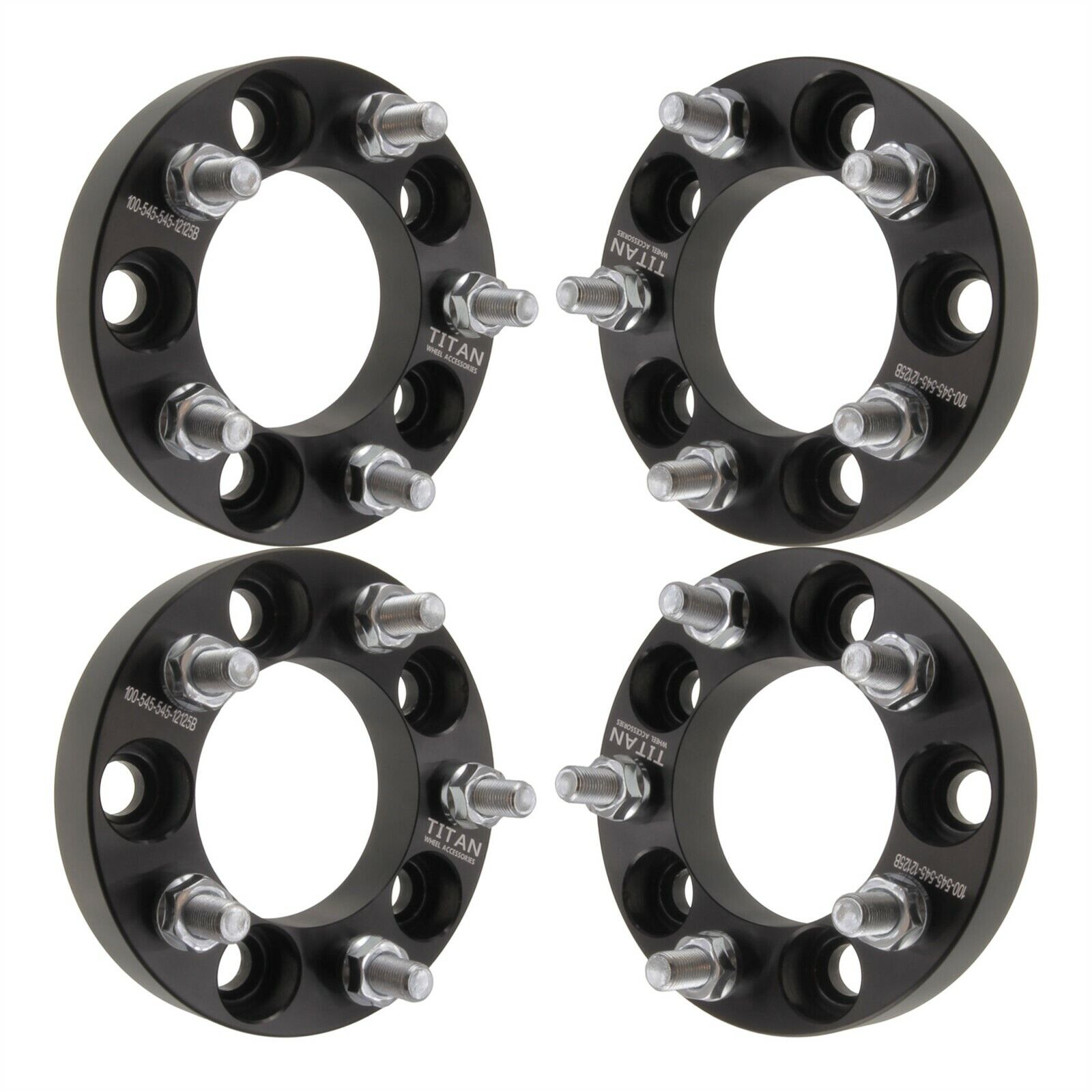 (4) 25mm Wheel Spacers 5x4.5 Fits Ford Mustang Classic Car Hotrod Boss Shelby 