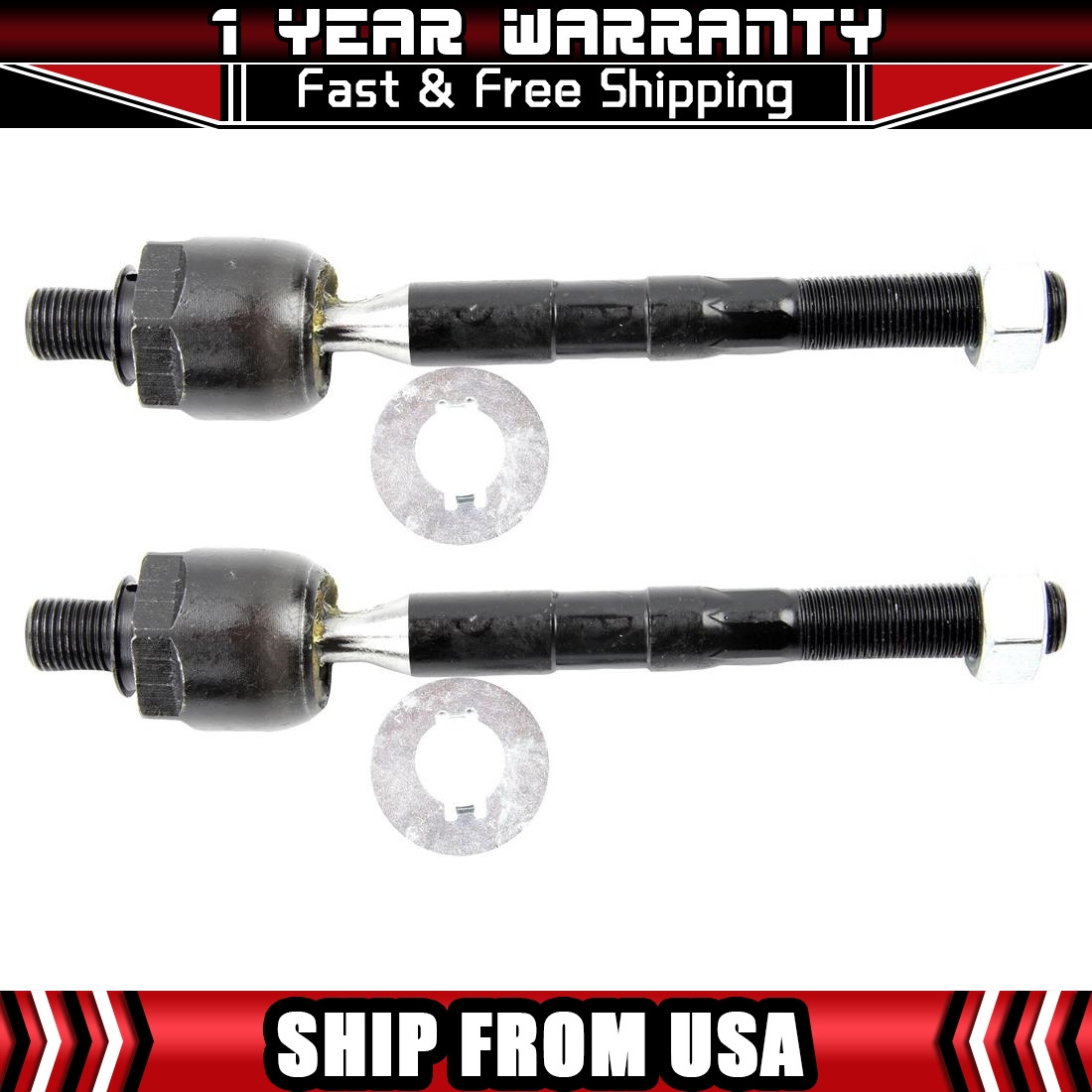 2X Inner Steering Tie Rod End For Acura MDX 2013 2012 2011 2010 2009 2008