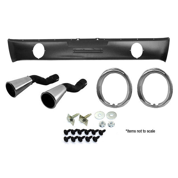 Mustang Valance Kit Rear GT without Back Up Lights 1965 - 1966