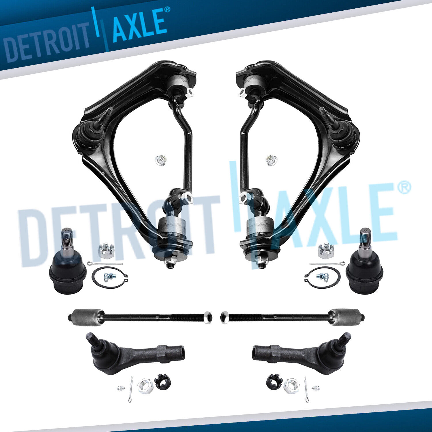 Front Upper Control Arms Lower Ball Joint Kit for 2002-2003 Explorer Mountaineer