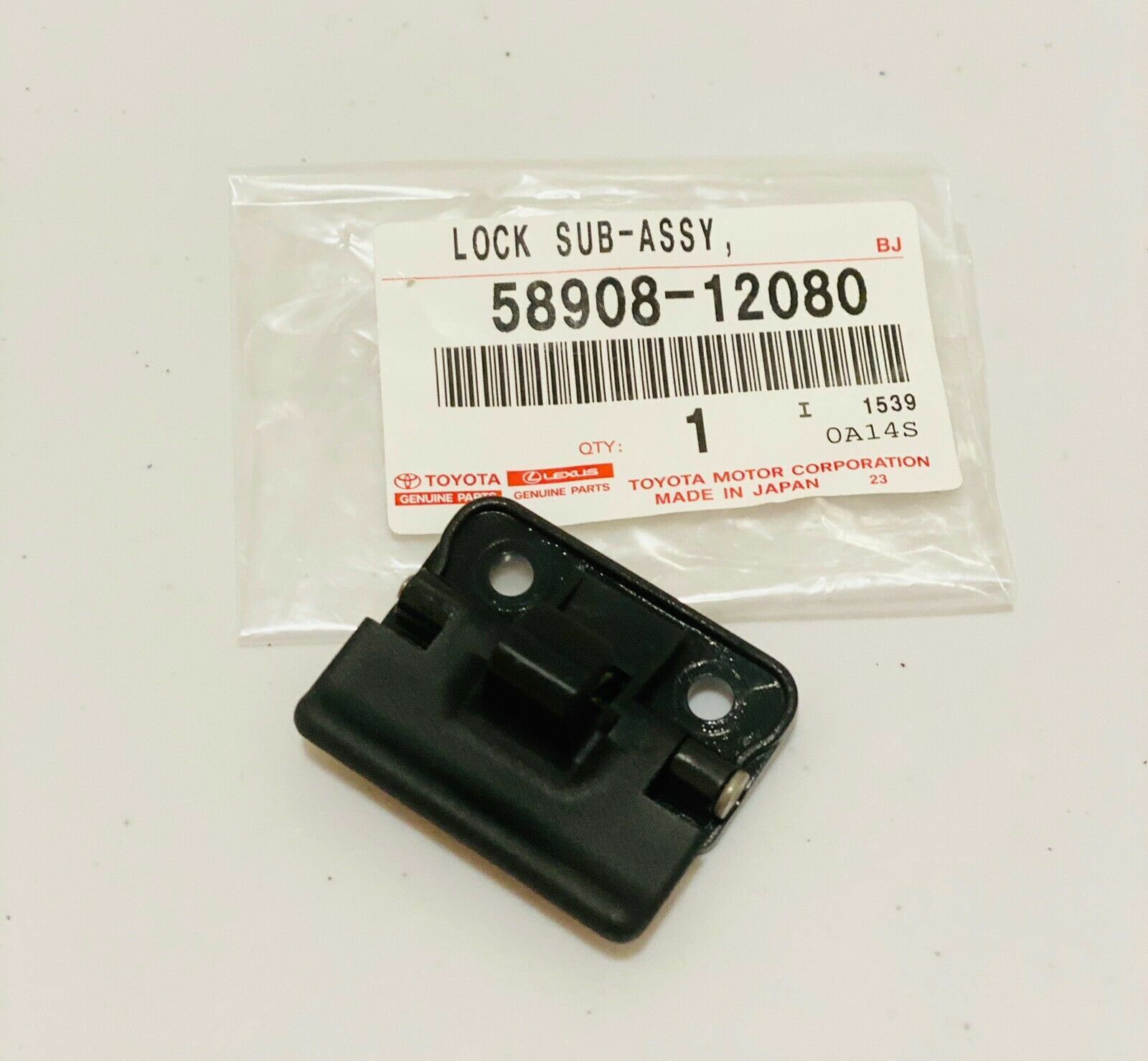 OEM TOYOTA RAV4 LE, XLE 4RUNNER CENTER CONSOLE LATCH 58908-12080 FITS 2011-2016