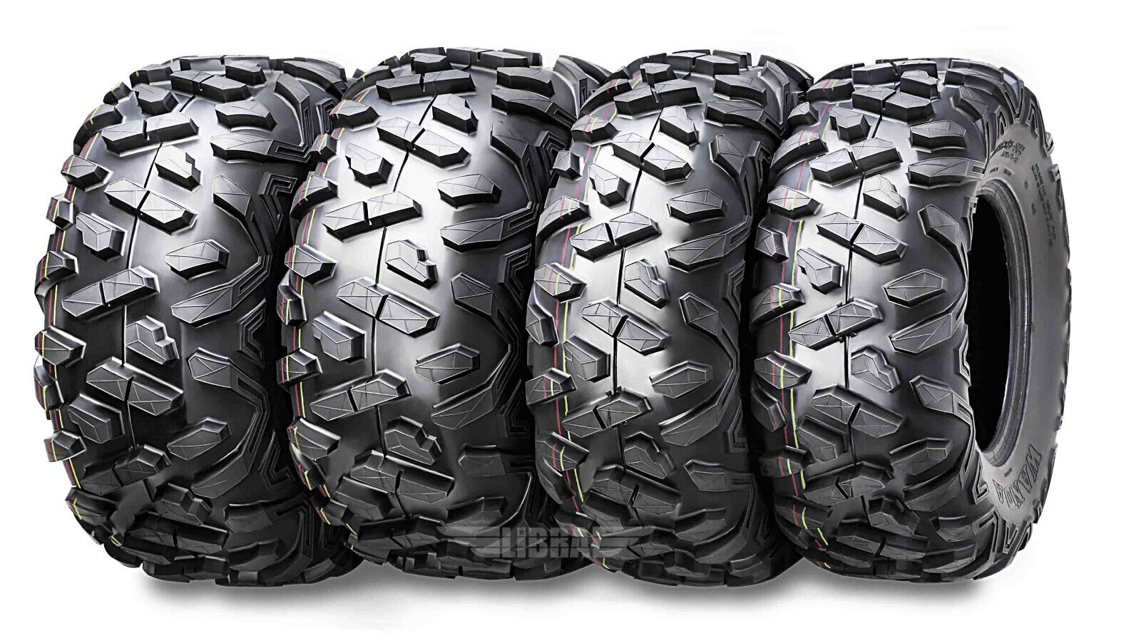 Full Set ATV Tires 24x8-12 & 24x10-11 F 04-17 Honda Fourtrax Rancher TRX400 420
