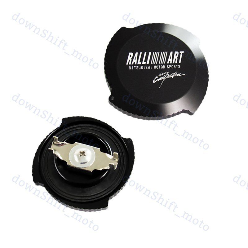 Brand New Ralliart Aluminum Racing Engine Oil Filler Cap Black For MITSUBISHI