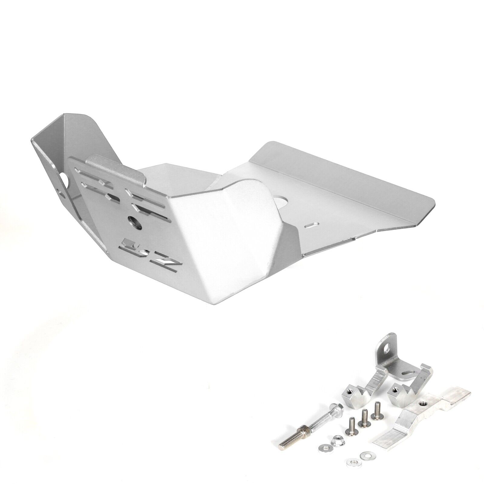 Silver Front Skid Plate Engine Mud Bash Cover For YAMAHA YZ250 YZ250X 2005-2024