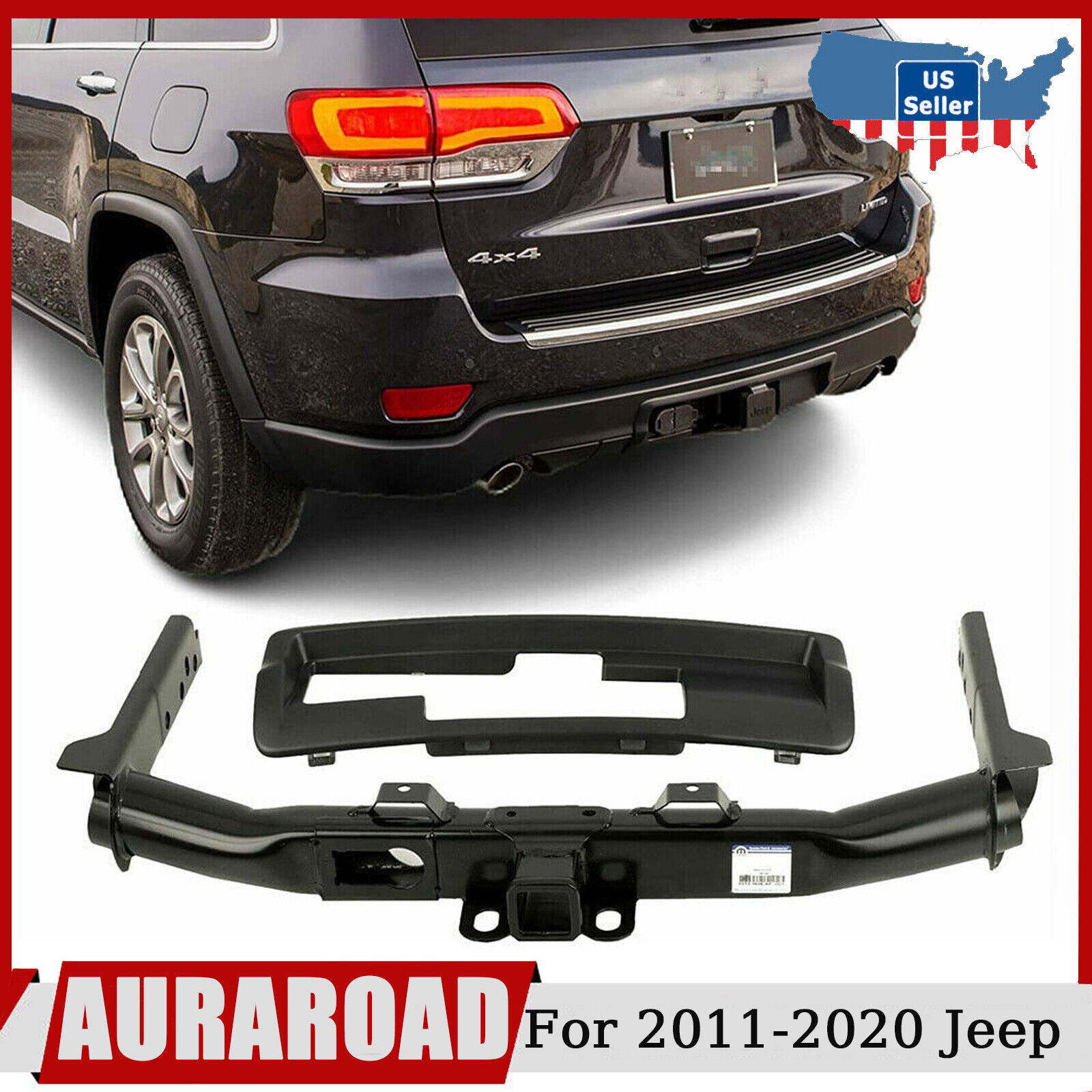 Fit For 2011-2020 Jeep Grand Cherokee Rear Trailer Receiver Towing Hitch Plug US
