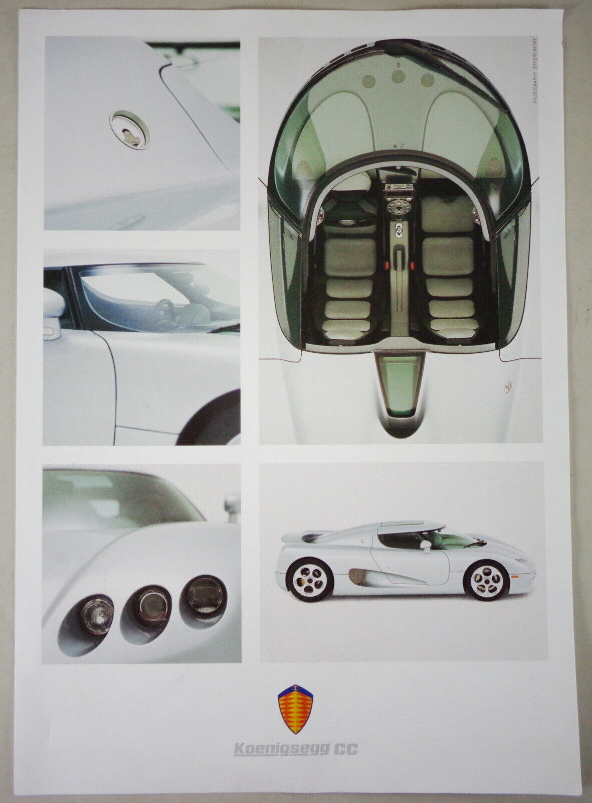 Prospektblatt/Brochure Koenigsegg Cc