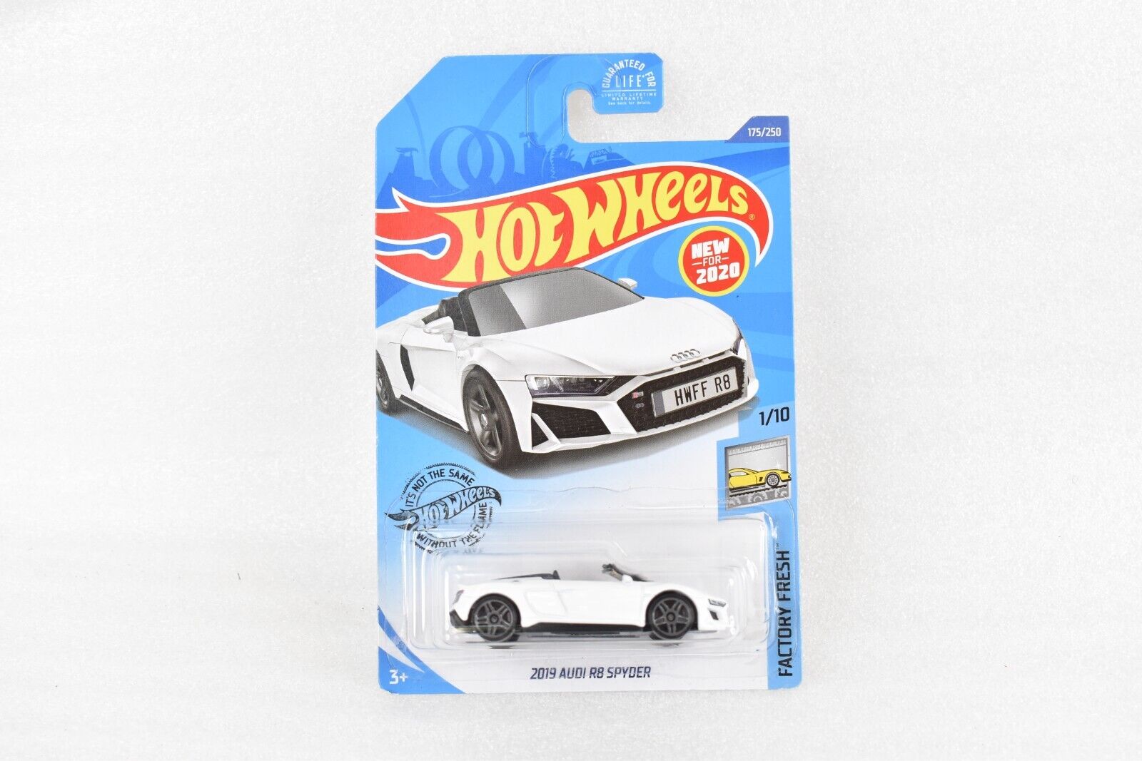 Hot Wheels 2020 Factory Fresh 2019 Audi R8 Spyder White Die Cast
