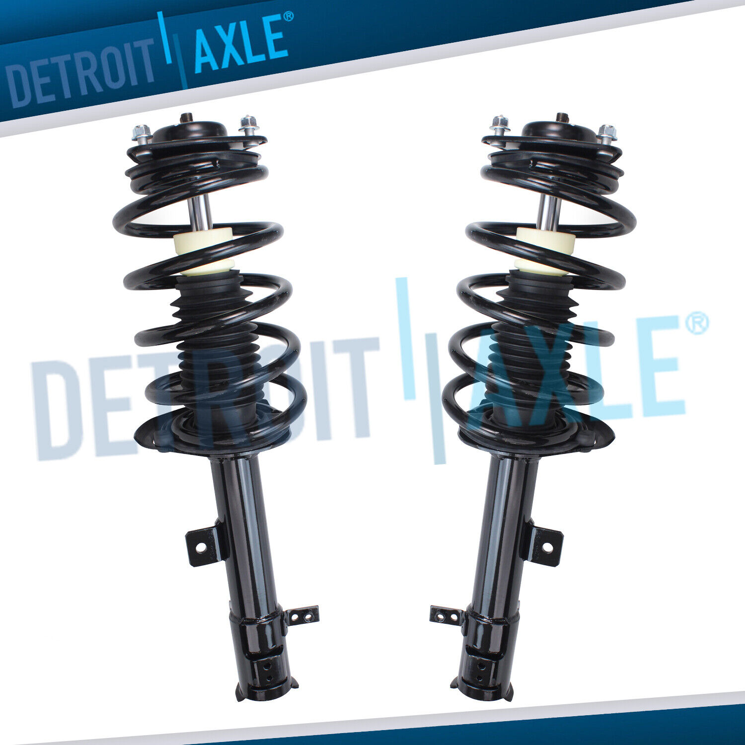 Pair Front Struts Coil Spring for 2007 2008 2009 2010 2011 2012 Dodge Caliber