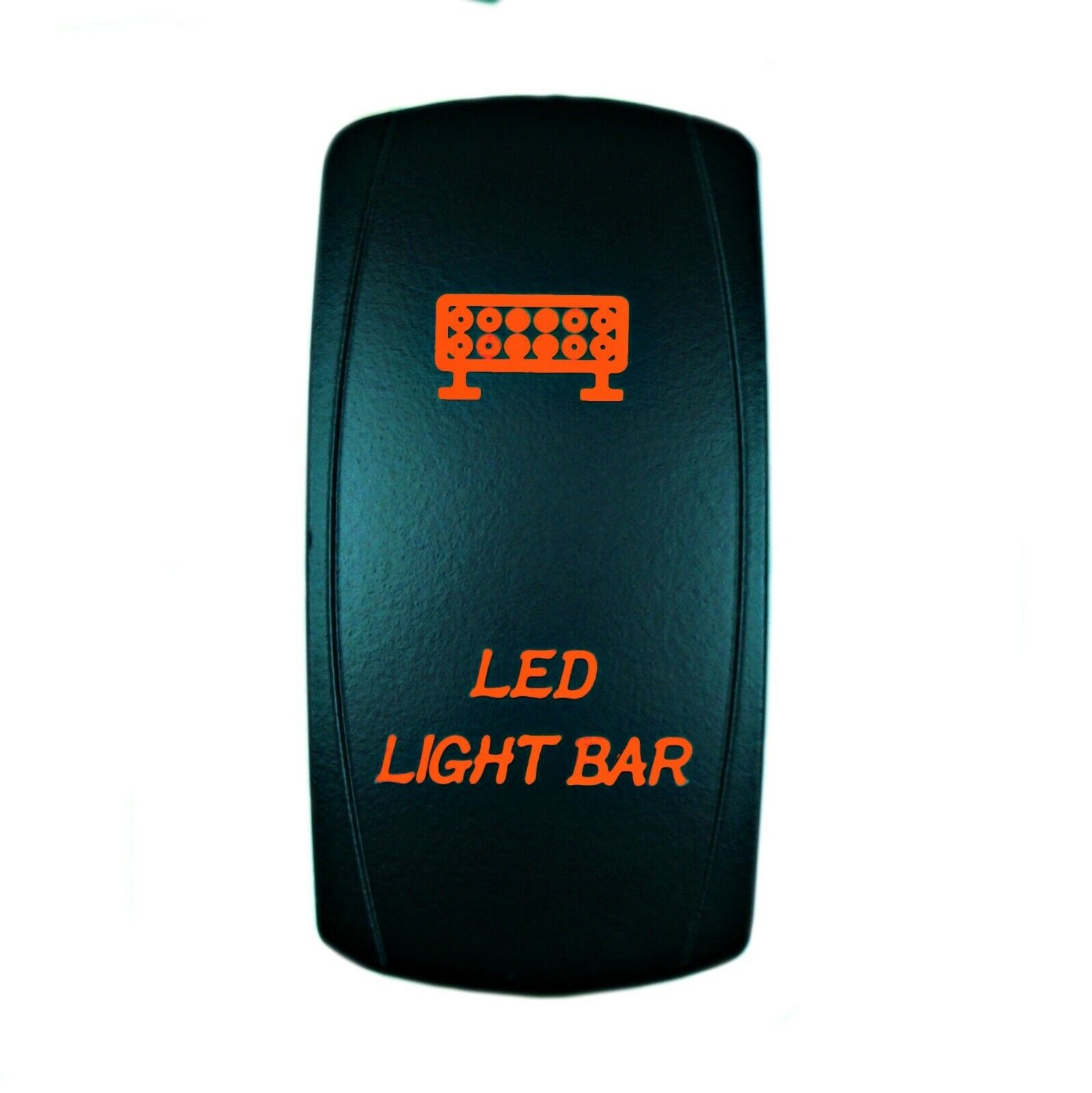 Orange LED LIGHT BAR Rocker Switch 5 Pin 12V 20A Waterproof for Car UTV Boat