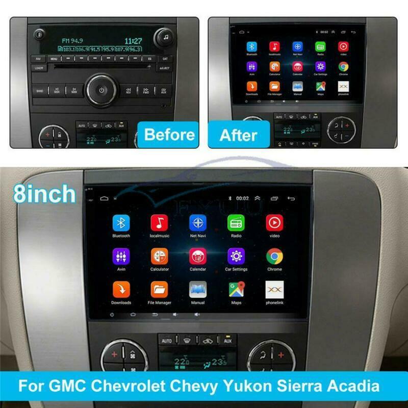 8\'\'Android 10.1 Wifi 2GB＋32GB Car Stereo Radio GPS Navigation For Chevrolet GMC