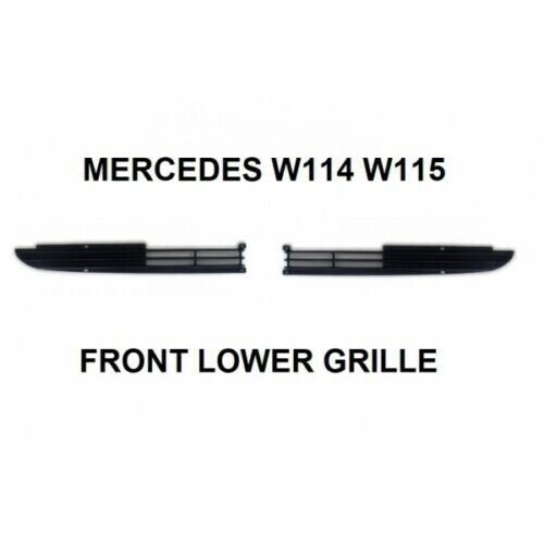 Mercedes Benz W114 W115 Front lower protective grille Brand New 2 Pcs
