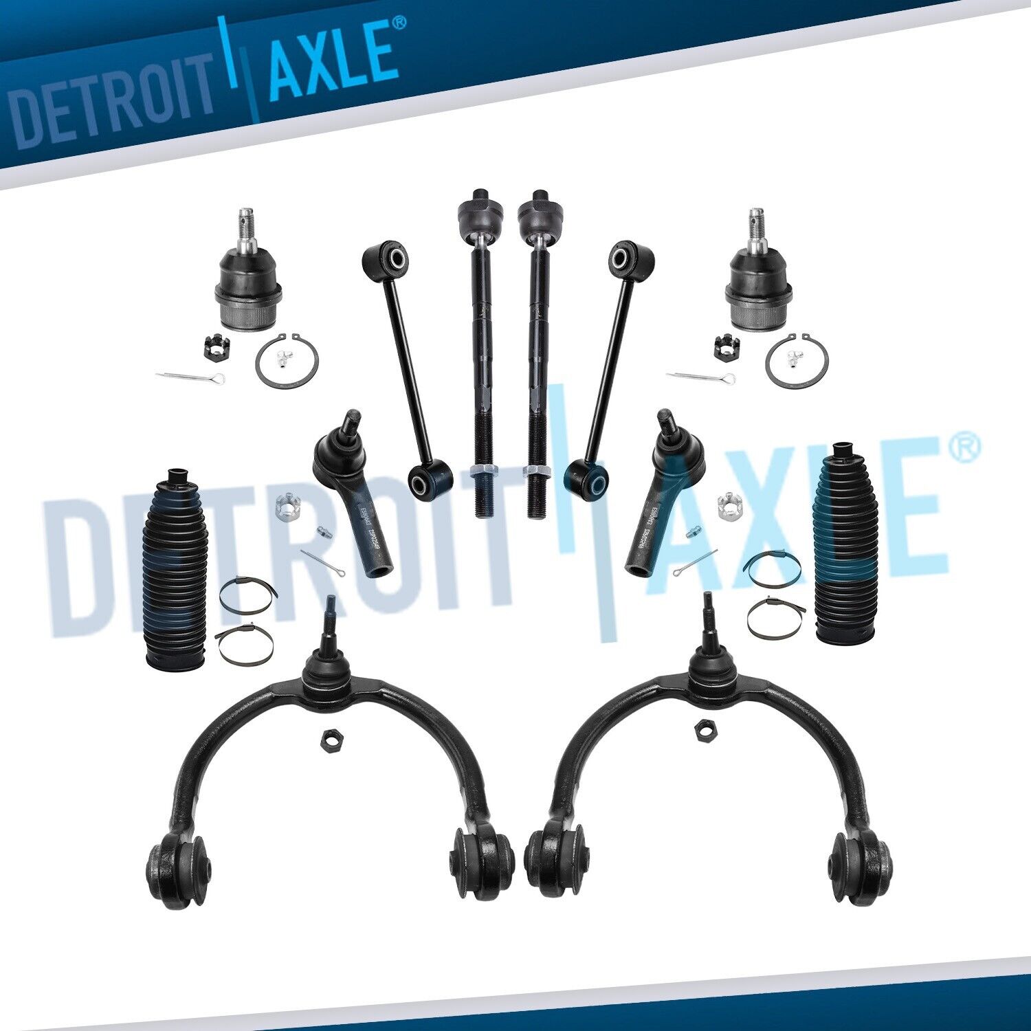 Front Upper Control Arms Suspension Kit for 05-10 Jeep Grand Cherokee Commander