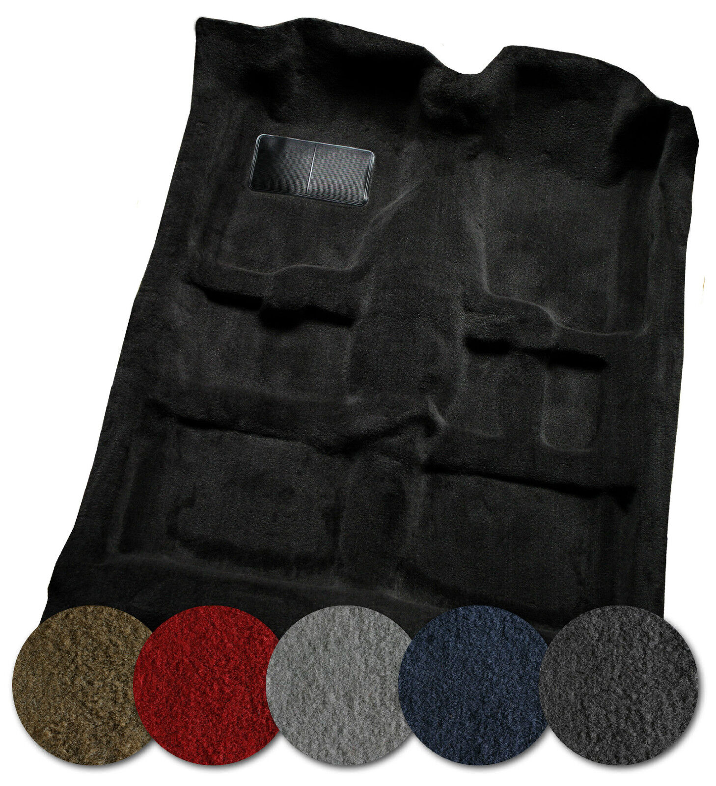 1982-1993 FORD MUSTANG COUPE & HATCHBACK CARPET PASS AREA - ANY COLOR