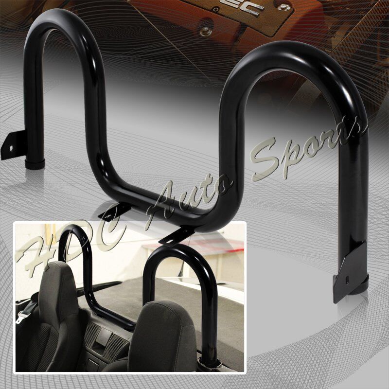 For 1990-2005 Mazda Miata MX5 Black Stainless Steel Stabilize Support Roll Bar