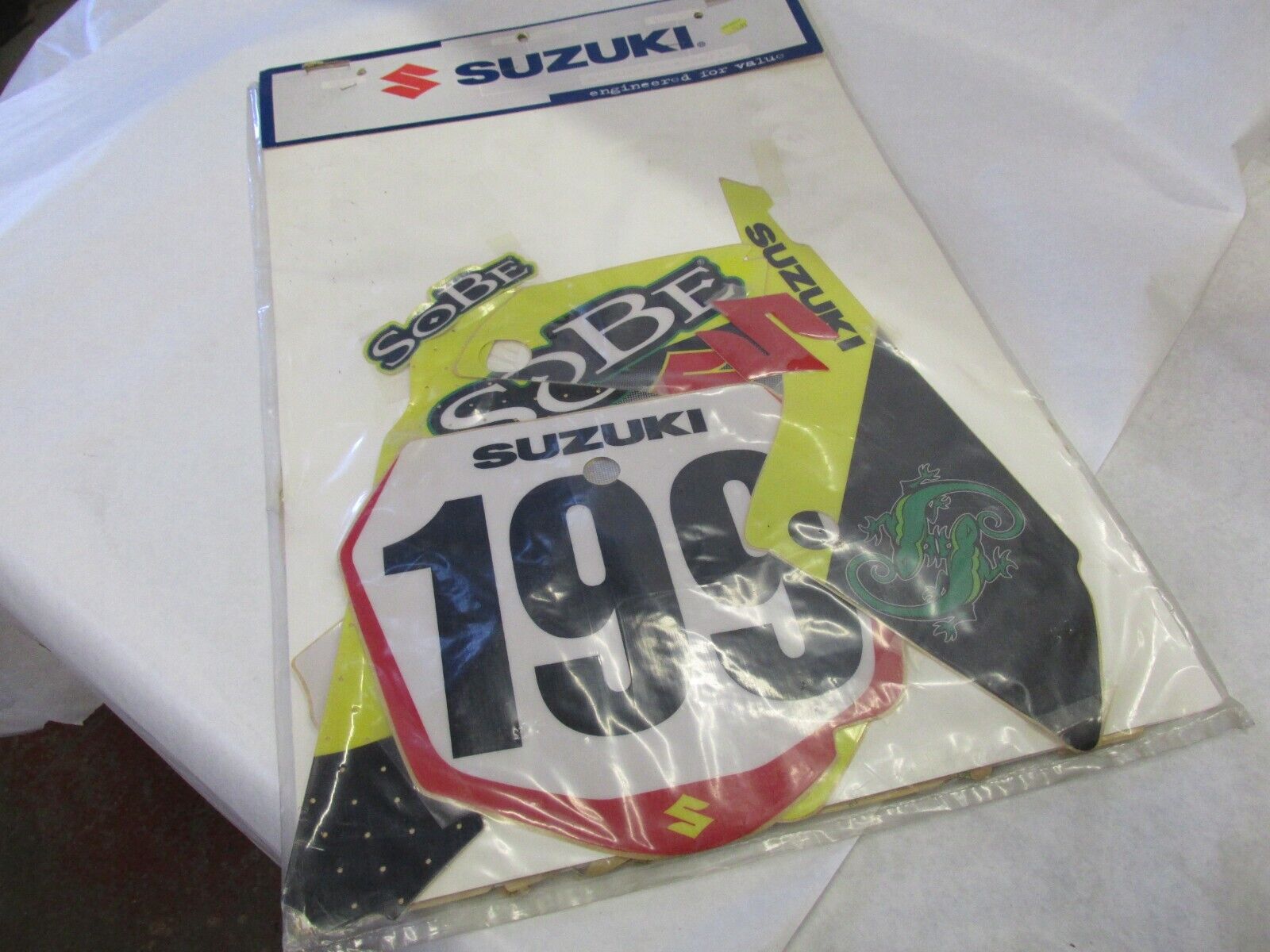 2003 Suzuki DRZ125 Motorcycle One Industries / Sobe / Pastrana Graphics Kit