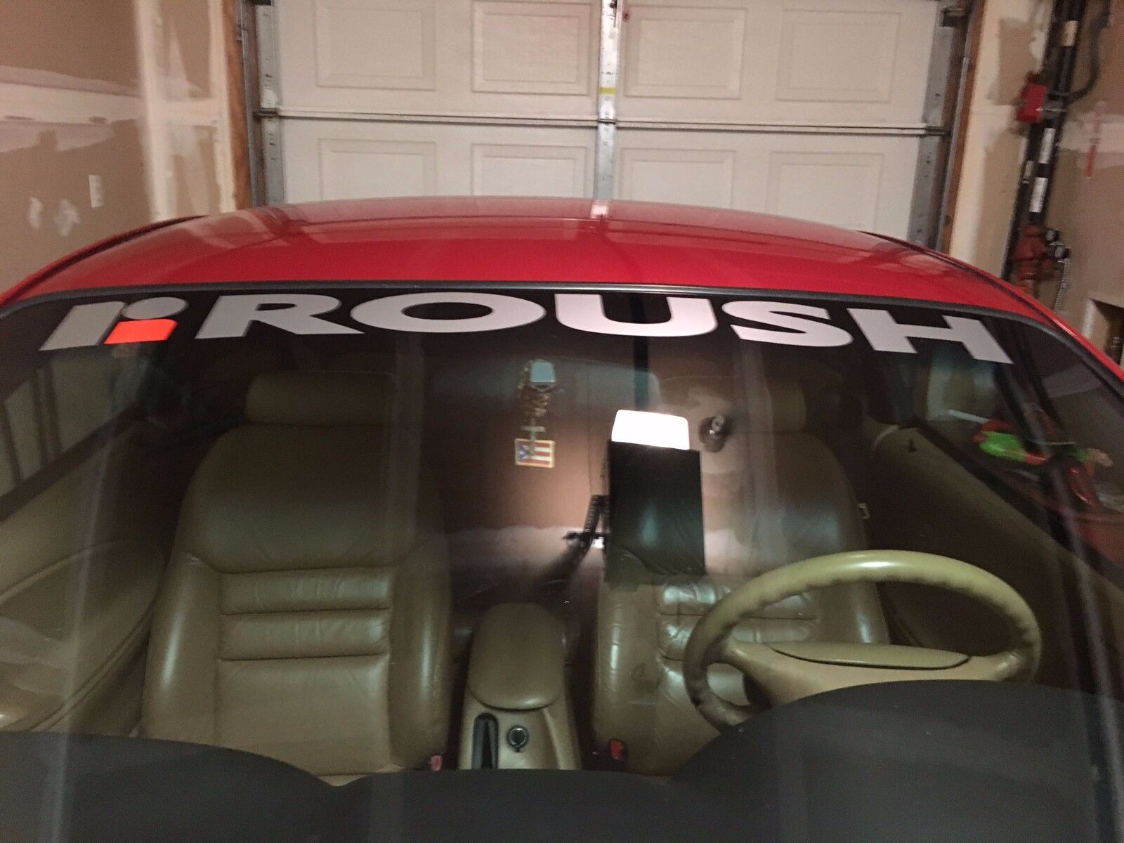 94-04 Mustang ROUSH window banner Solid w/ 2 color \