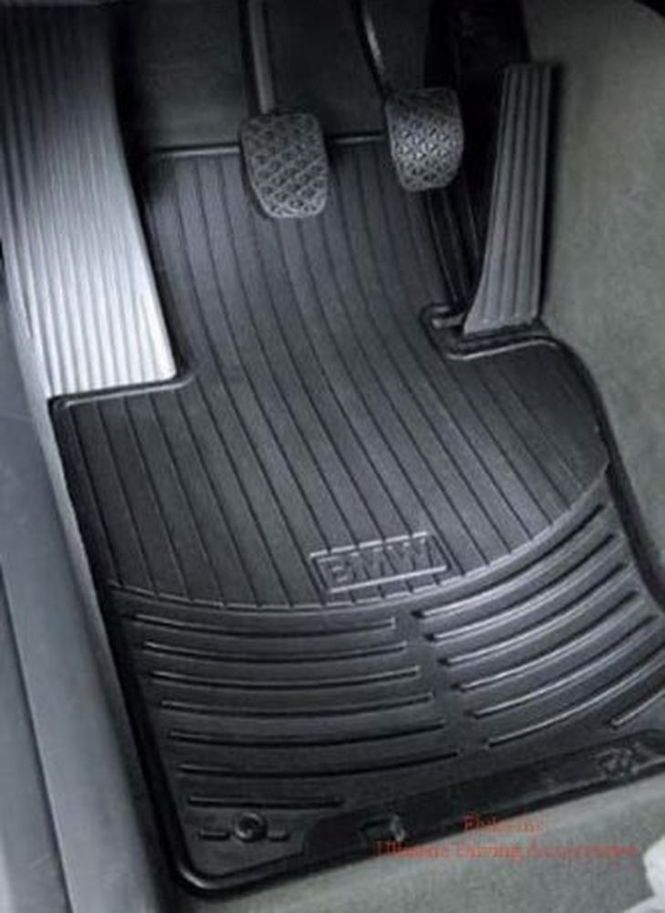 BMW Z4 Coupe and Roadster E85 E86 Rubber All Weather Mats Black 82550151191