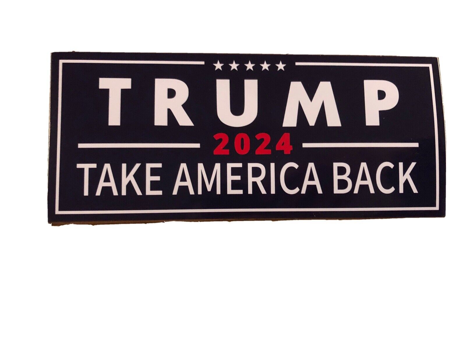 Trump 2024 Bumper Sticker 10 Pack