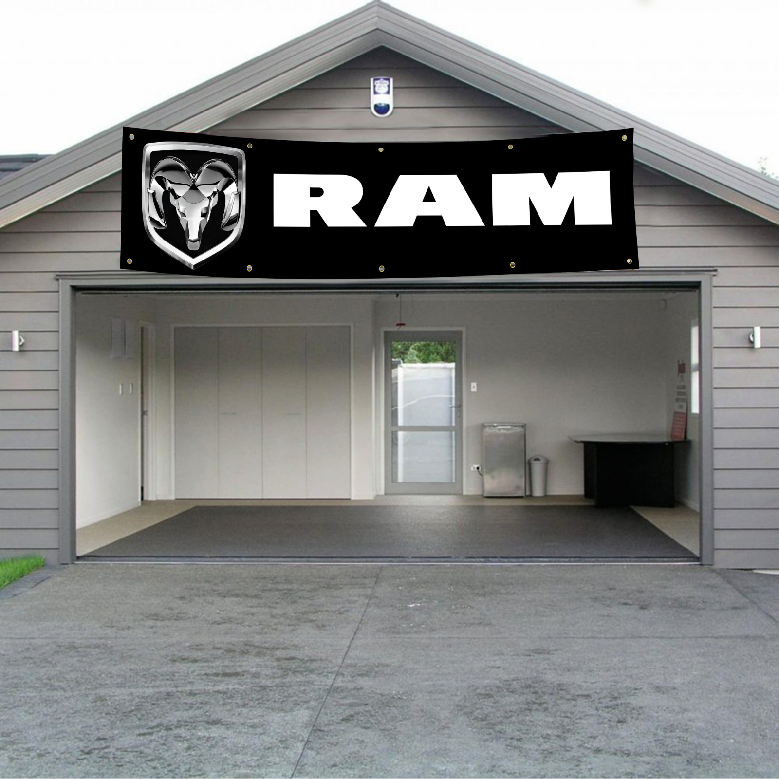 Dodge RAM Banner 2x8 FT Racing Car Show Flag Garage Wall Shop Man Cave Decor NEW