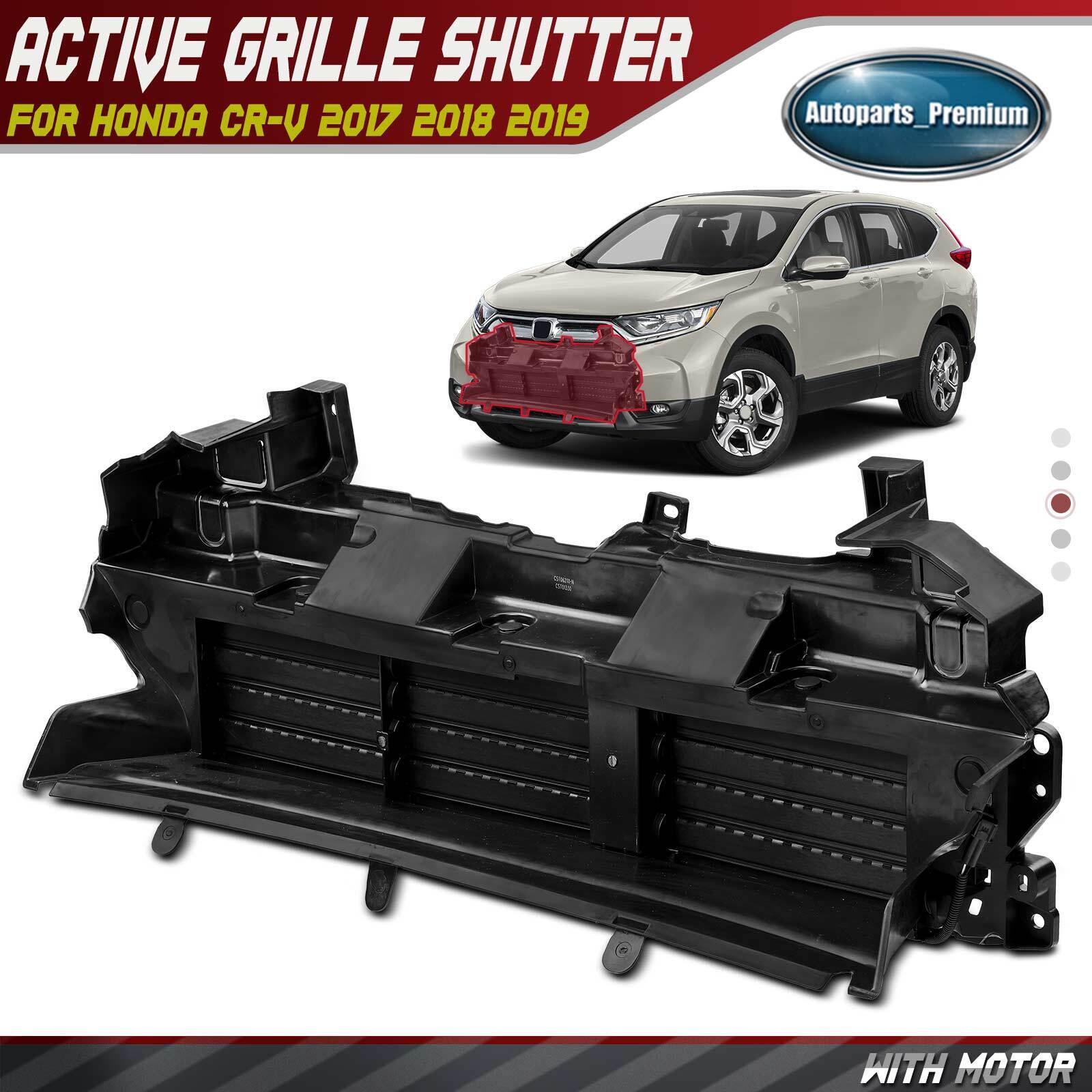 Front Radiator Active Grille Shutter Assembly w/ Motor for Honda CR-V 2017-2019